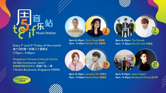 Discover Singapore's Local Stars And Rising Talents At The TGIF Music Station